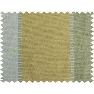 Beige peach green stripes main cotton curtain designs